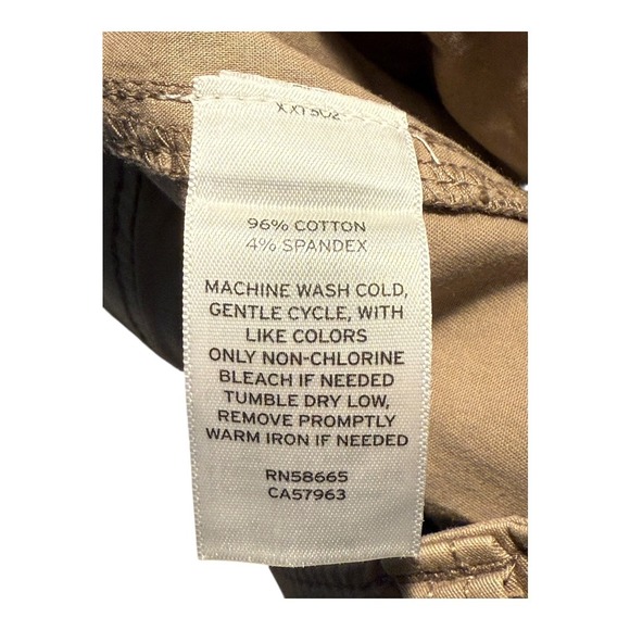 NWOT BP Wide Leg Cropped Pants High Waist Casual Khaki Trousers Size 6 (28) - Picture 6 of 6